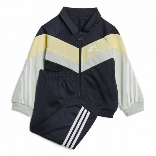 Bērnu Sporta Tērps Adidas Future Icons Shiny Melns image 1