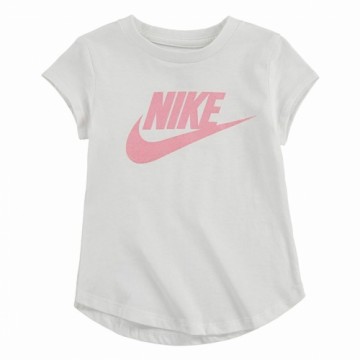 Krekls ar Īsām Piedurknēm Bērniem Nike Futura SS Balts