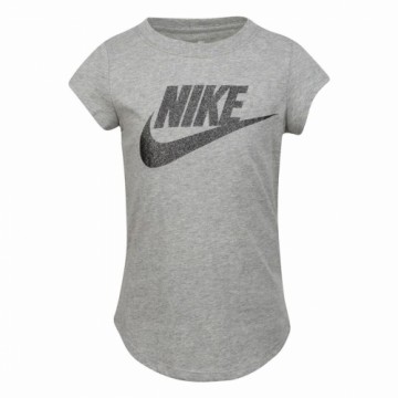 Krekls ar Īsām Piedurknēm Bērniem Nike  Futura SS Pelēks