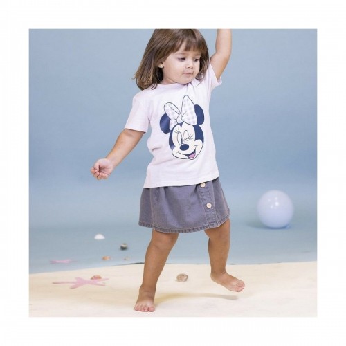 Krekls ar Īsām Piedurknēm Bērniem Minnie Mouse Violets image 5