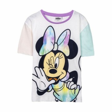 Krekls ar Īsām Piedurknēm Bērniem Minnie Mouse Daudzkrāsains