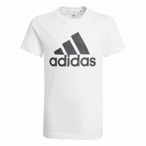 Krekls ar Īsām Piedurknēm Adidas Essentials  Balts image 1