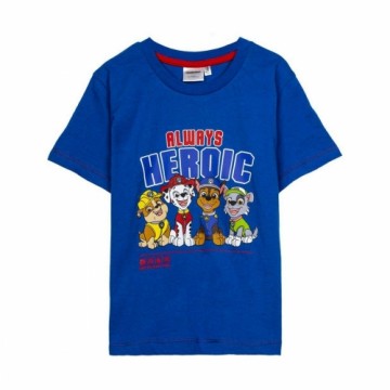 Krekls ar Īsām Piedurknēm The Paw Patrol Tumši zils