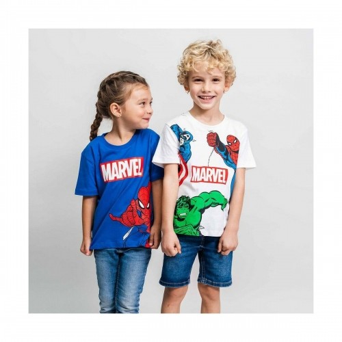 Krekls ar Īsām Piedurknēm The Avengers Bērnu Balts image 2