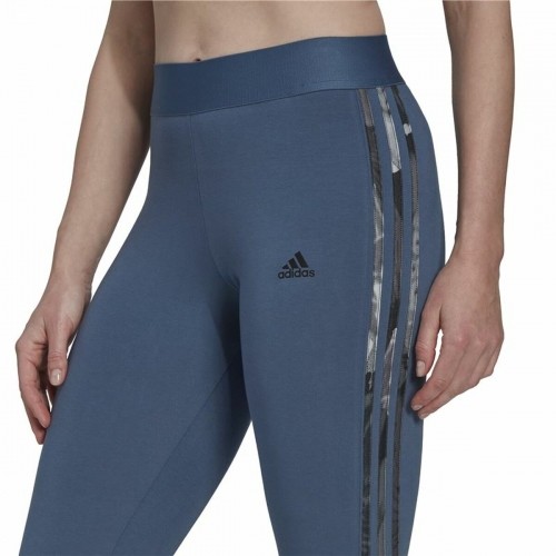 Женские спортивные колготки Adidas Loungewear Essentials 3 Stripes Синий image 5