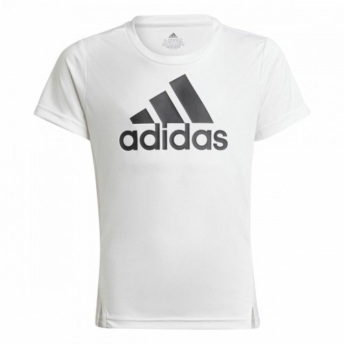 Krekls ar Īsām Piedurknēm Bērniem Adidas Designed To Move Balts image 2