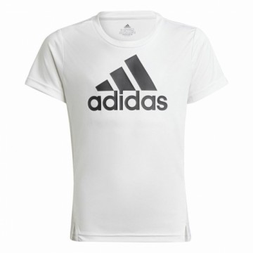 Krekls ar Īsām Piedurknēm Bērniem Adidas Designed To Move Balts
