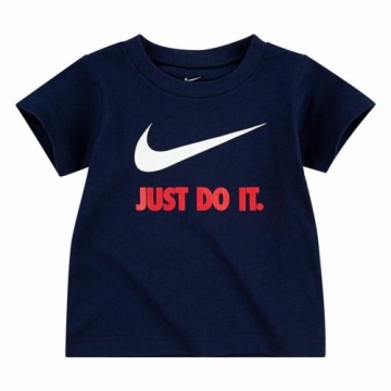 Krekls ar Īsām Piedurknēm Bērniem Nike Tumši Zils