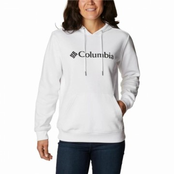 Толстовка с капюшоном женская Columbia Logo Белый
