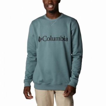 Vīriešu Sporta Krekls bez Kapuča Columbia Logo Fleece Crew Zils