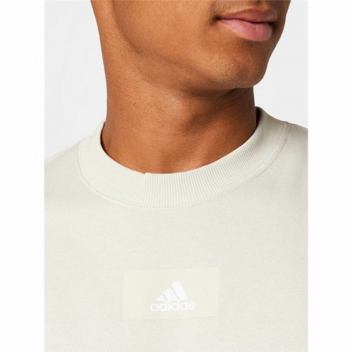 Vīriešu Sporta Krekls bez Kapuča Adidas FeelVivid Drop Shoulder Bēšs image 5