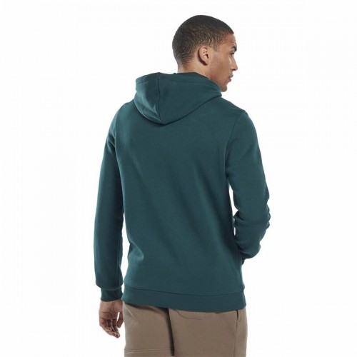 Vīriešu Sporta Krekls ar Kapuci Reebok Identity Fleece Zaļš image 4