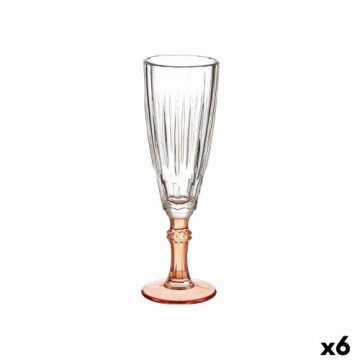 Vivalto Šampanieša glāze Exotic Stikls Laša krāsas 6 gb. (170 ml)