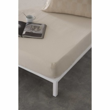 Uzmontēta apakšējā loksne Naturals ELBA Bēšs 105 x 190/200 cm (Gulta 105)