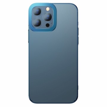 Baseus Glitter Transparent Case for iPhone 13 Pro Max (blue)