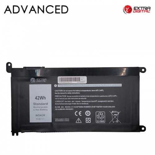 Extradigital Notebook battery DELL WDX0R, 42Wh, Extra Digital Advanced image 1