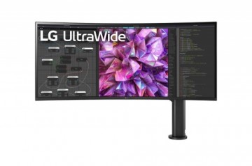 LCD Monitor|LG|38"|Curved/21 : 9|Panel IPS|3840x1600|21:9|60Hz|Matte|5 ms|Speakers|Swivel|Height adjustable|Tilt|Colour Black / White|38WQ88C-W
