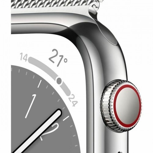 Viedpulkstenis Apple Series 8 WatchOS 9 Sudrabains 32 GB 4G image 3