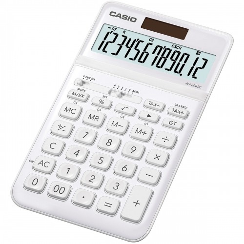 Kalkulators Casio JW-200SC-WE Balts Plastmasa (18,3 x 10,9 x 1 cm) image 1