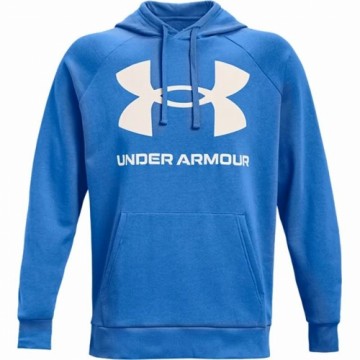Толстовка с капюшоном мужская Under Armour Rival Big Logo Синий