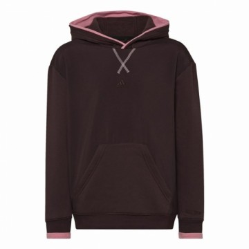Unisex Sporta Krekls ar Kapuci Adidas All Szn Brūns