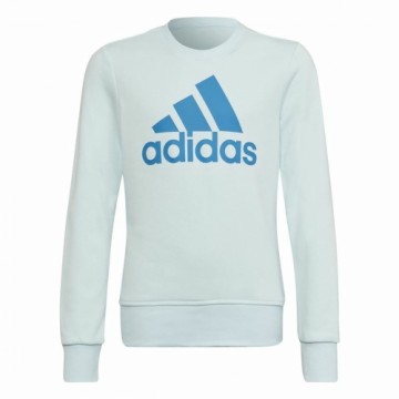 Džemperis Meitenēm Bez Kapuces Adidas Essentials Ciānkrāsa