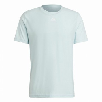 t-krekls Adidas 3-Bar Graphic Gaiši Zils