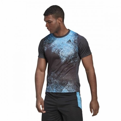 Vīriešu Krekls ar Īsām Piedurknēm Adidas Melns image 1