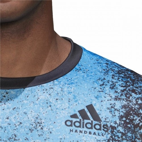 Vīriešu Krekls ar Īsām Piedurknēm Adidas Melns image 5