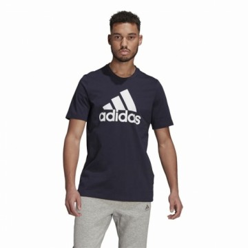 Футболка  Essentials Big Logo  Adidas Legend Ink  Синий