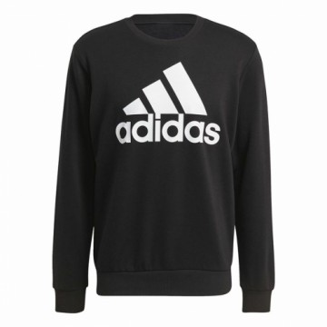 Vīriešu Sporta Krekls bez Kapuča Adidas Essentials Big Logo Melns