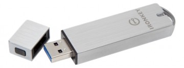USB 3.0 atmintis Kingston IronKey Basic S1000 16GB, sidabro sp. / KING-2314