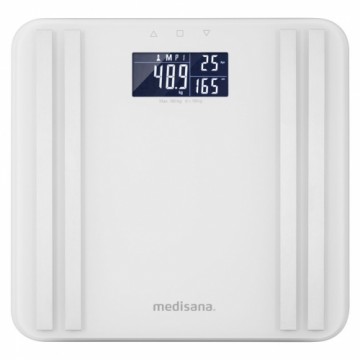 Medisana  
         
       Body Analysis Scale BS 465 Memory function, White, Body fat analysis, Body water percentage, Auto power off, Multiple users, Maximum weight (capacity) 180 kg
