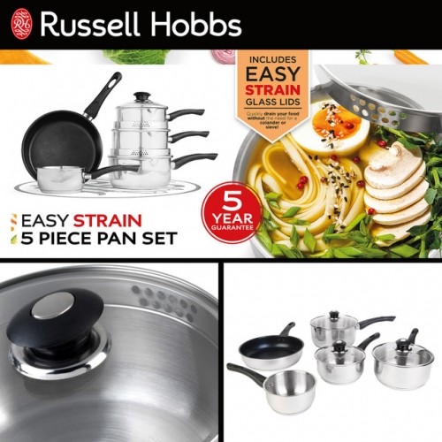 Russell Hobbs RH00543EU7 Easy Strain Pan Set 5pcs image 3