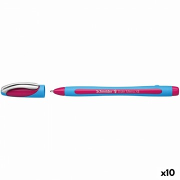 Ручка Schneider Slider Memo XB Розовый Резиновый 10 штук