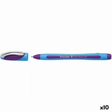 Ручка Schneider Slider Memo XB Фиолетовый Резиновый 10 штук