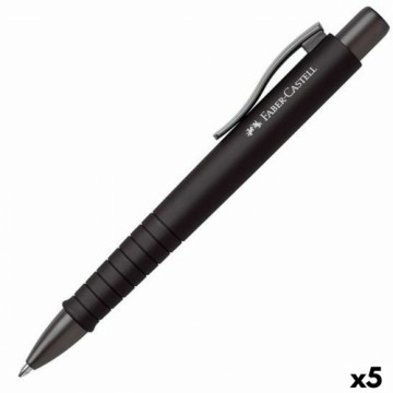 Pildspalva Faber-Castell Poly Ball XB Melns 5 gb.