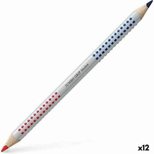 Цветные карандаши Faber-Castell Jumbo Красный Синий (12 штук) image 1