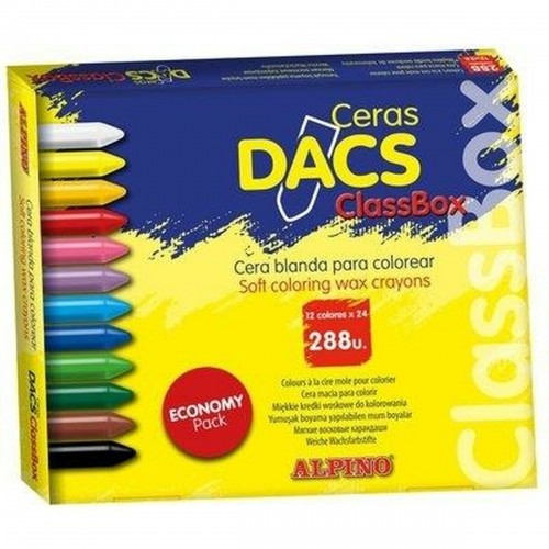 Цветные полужирные карандаши Alpino Classbox Коробка 288  штук image 1