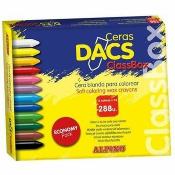 Цветные полужирные карандаши Alpino Classbox Коробка 288  штук
