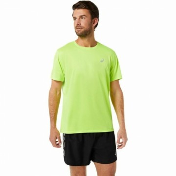 Vīriešu Krekls ar Īsām Piedurknēm Asics Katakana Zaļš Laima zaļa