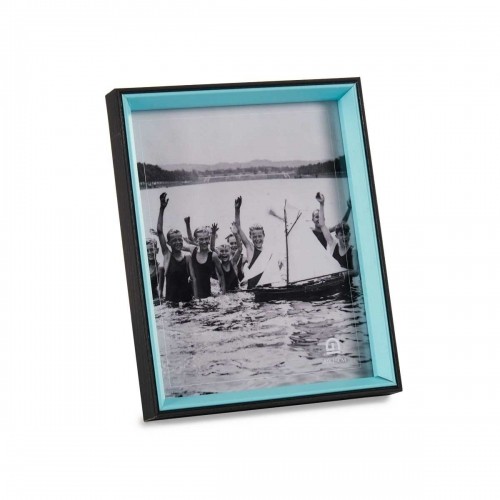 Gift Decor Фото рамка Стеклянный Чёрный Синий Деревянный MDF (6 штук) (3 x 27 x 22 cm) image 2