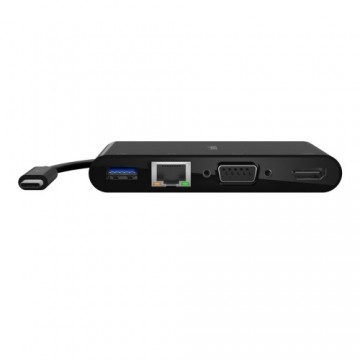 Belkin USB-C Multimedia Adapter GBE,HDMI,VGA,US