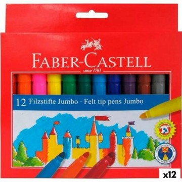 Набор маркеров Faber-Castell Jumbo футляр 12 штук