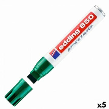 Постоянный маркер Edding 850 Зеленый 5 штук