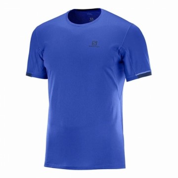 Vīriešu Krekls ar Īsām Piedurknēm Salomon Agile Tumši zils