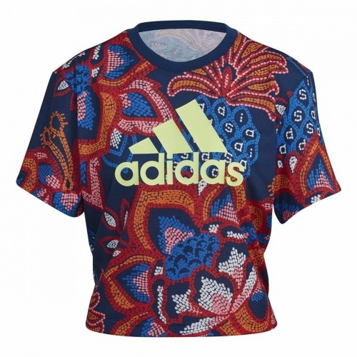 Sieviešu Krekls ar Īsām Piedurknēm Adidas  FARM Rio Graphic image 3