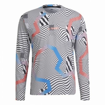 Vīriešu Krekls ar Garām Piedurknēm Adidas Terrex Primeblue Trail Balts