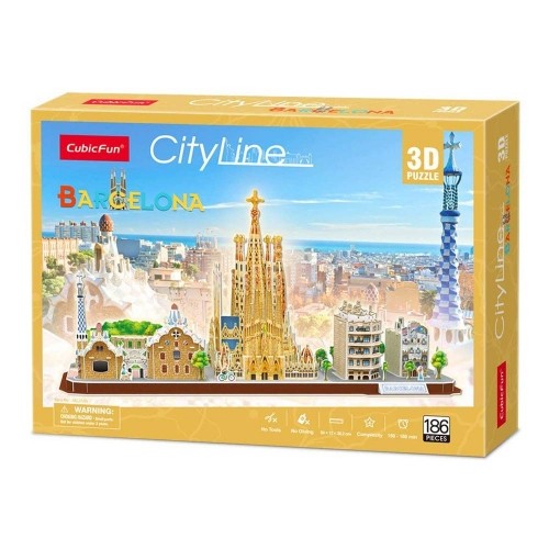 CUBICFUN 3D puzle „Barselona“ image 1
