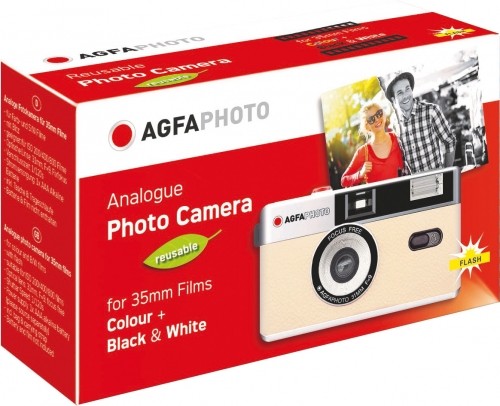 Agfaphoto reusable camera 35mm, beige image 2